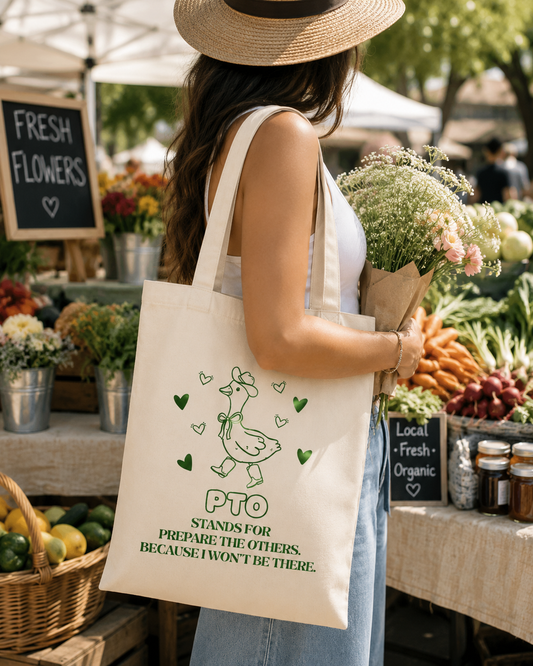 PTO Goose Tote Bag