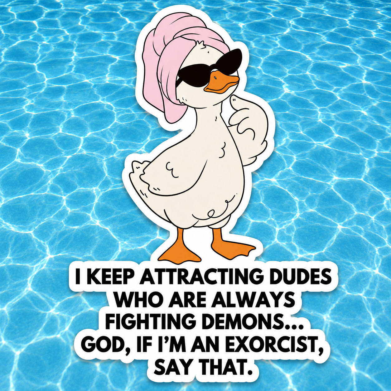 I Keep Attracting Sticker 3"