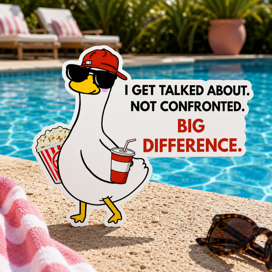 I Get Talked About Sticker 2.8"