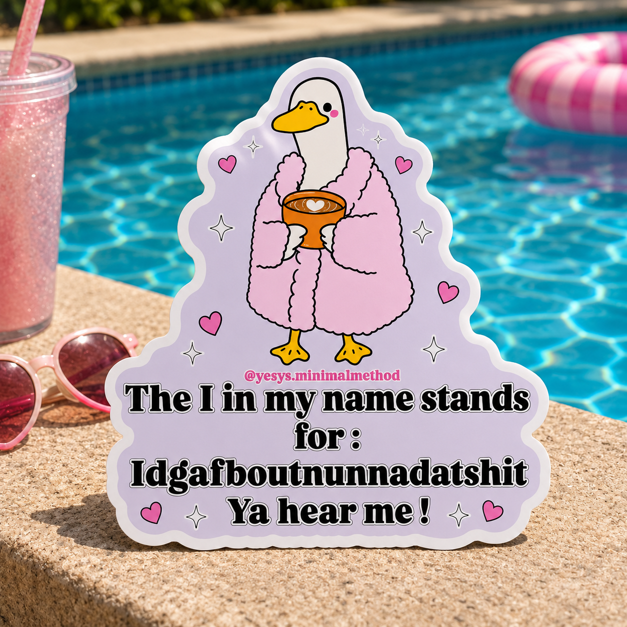The I In My Name Sticker 3" Glossy