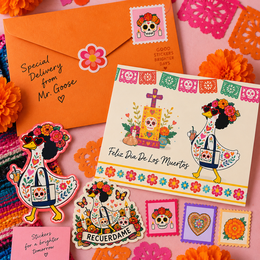 Mr. Goose Mail Club — Día de los Muertos Edition 🌼💀