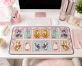 Cute Halloween Goose Desk Mat — Pastel Spooky Stamp Mouse Pad