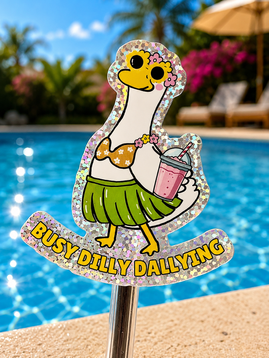 Busy Dilly Dallying Sticker
