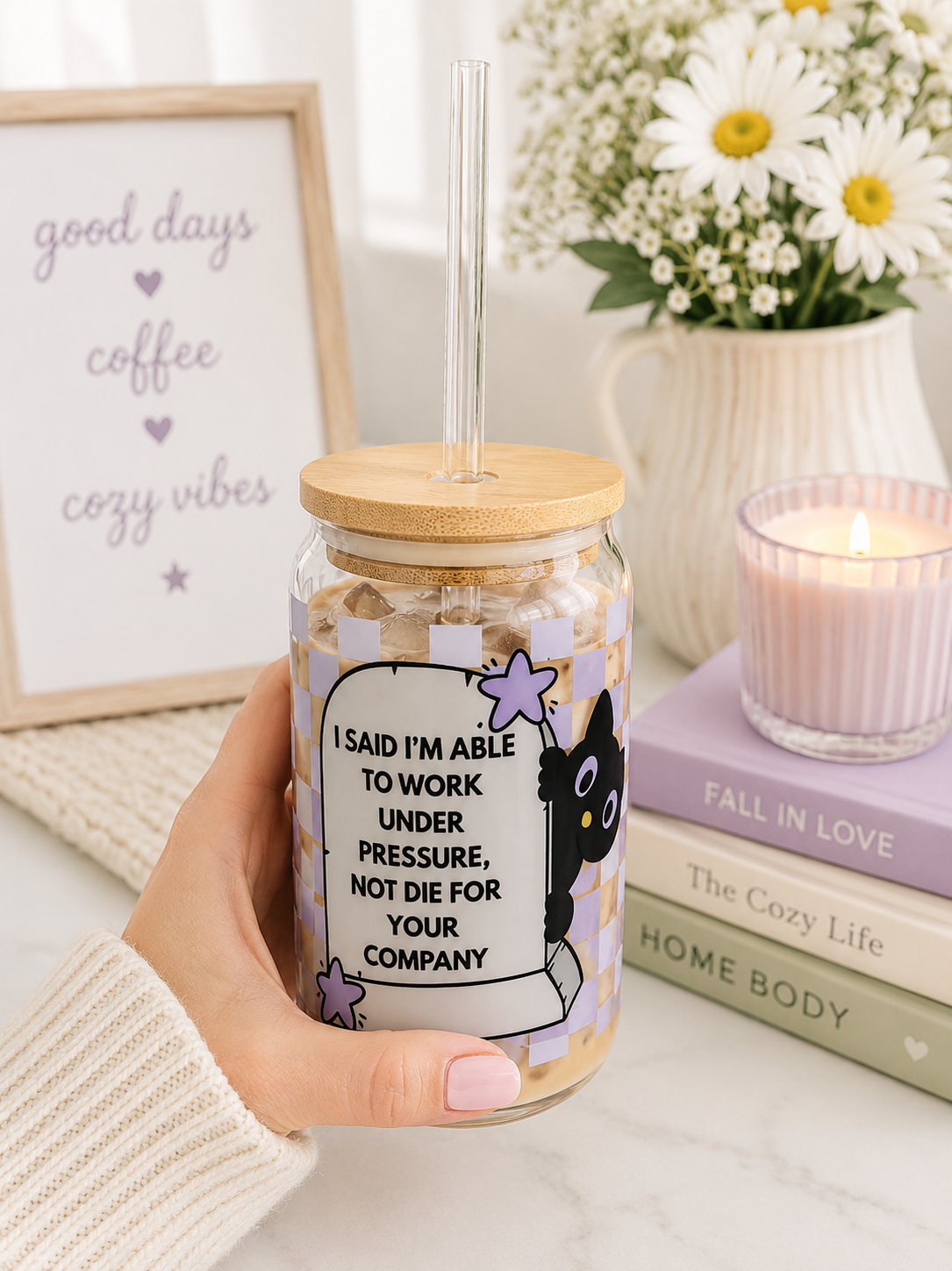 I Said I'm Able To Work Under Pressure Glass Tumblr 16 oz