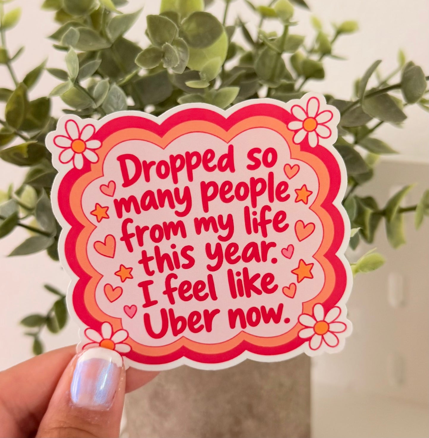 Dropped So Many People From Life Sticker 3”