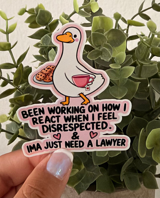 Been Working On How I React Sticker 2.7”