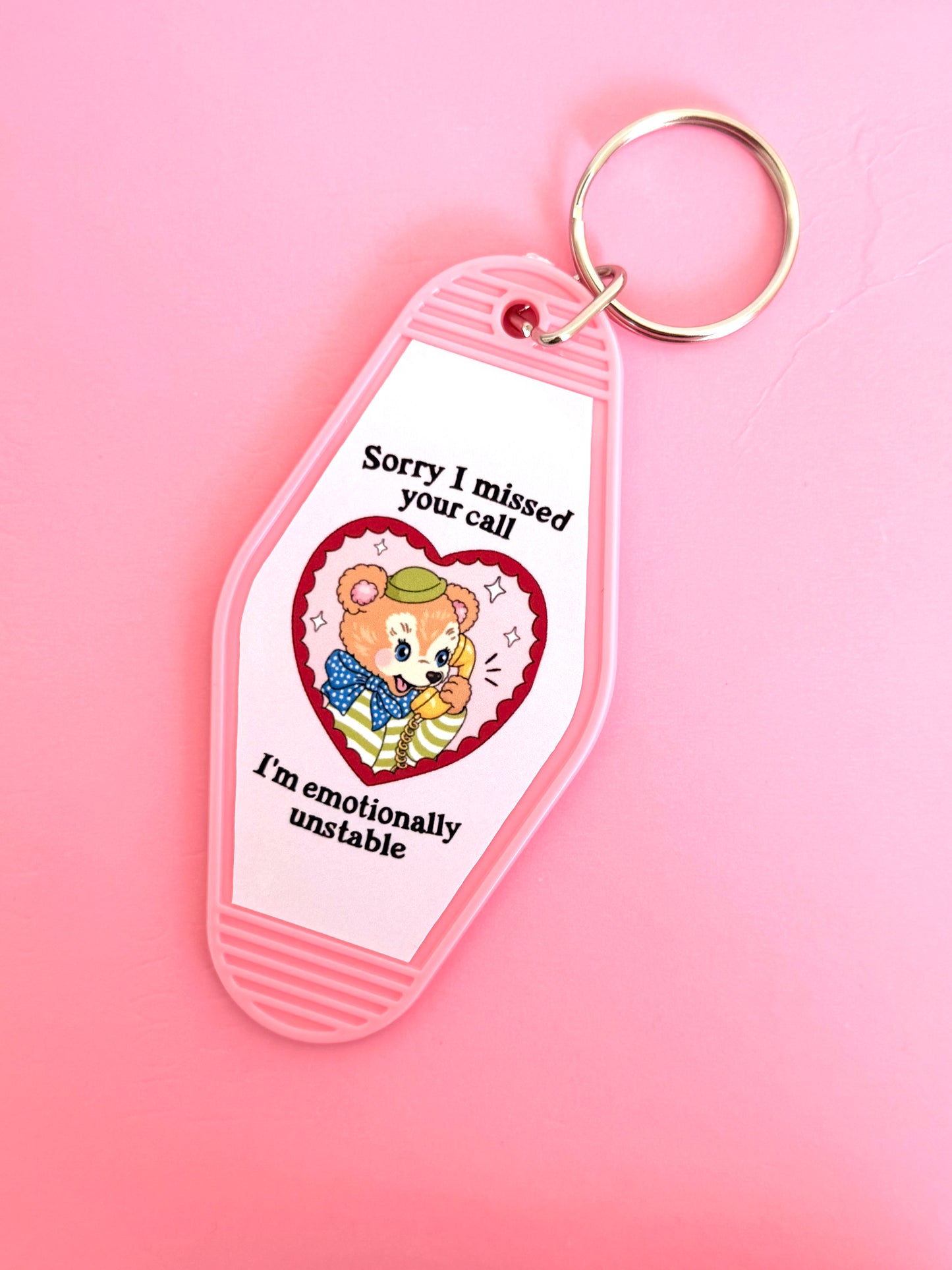 Sorry I Missed Your Call Keychain