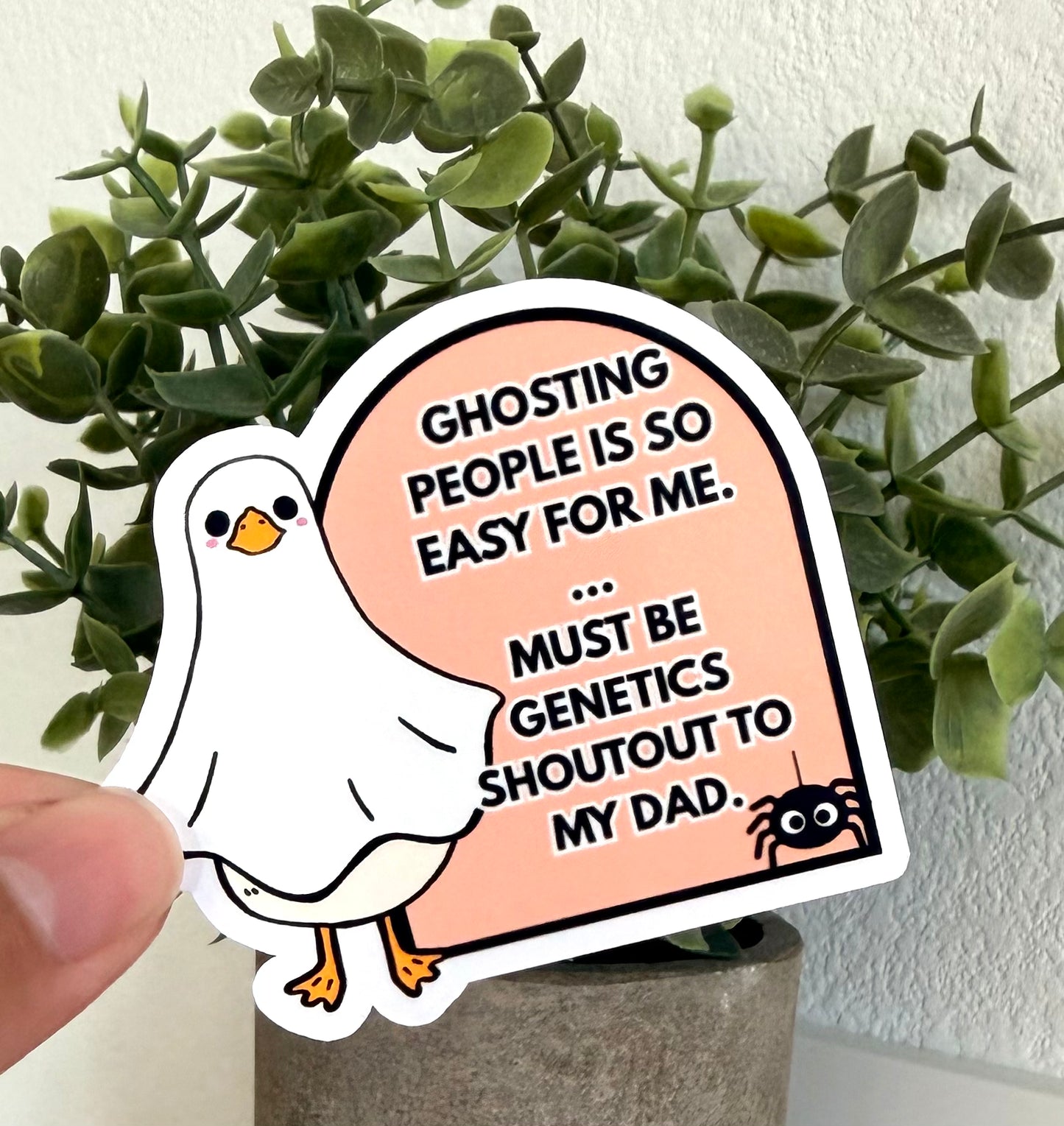 Ghosting People Sticker