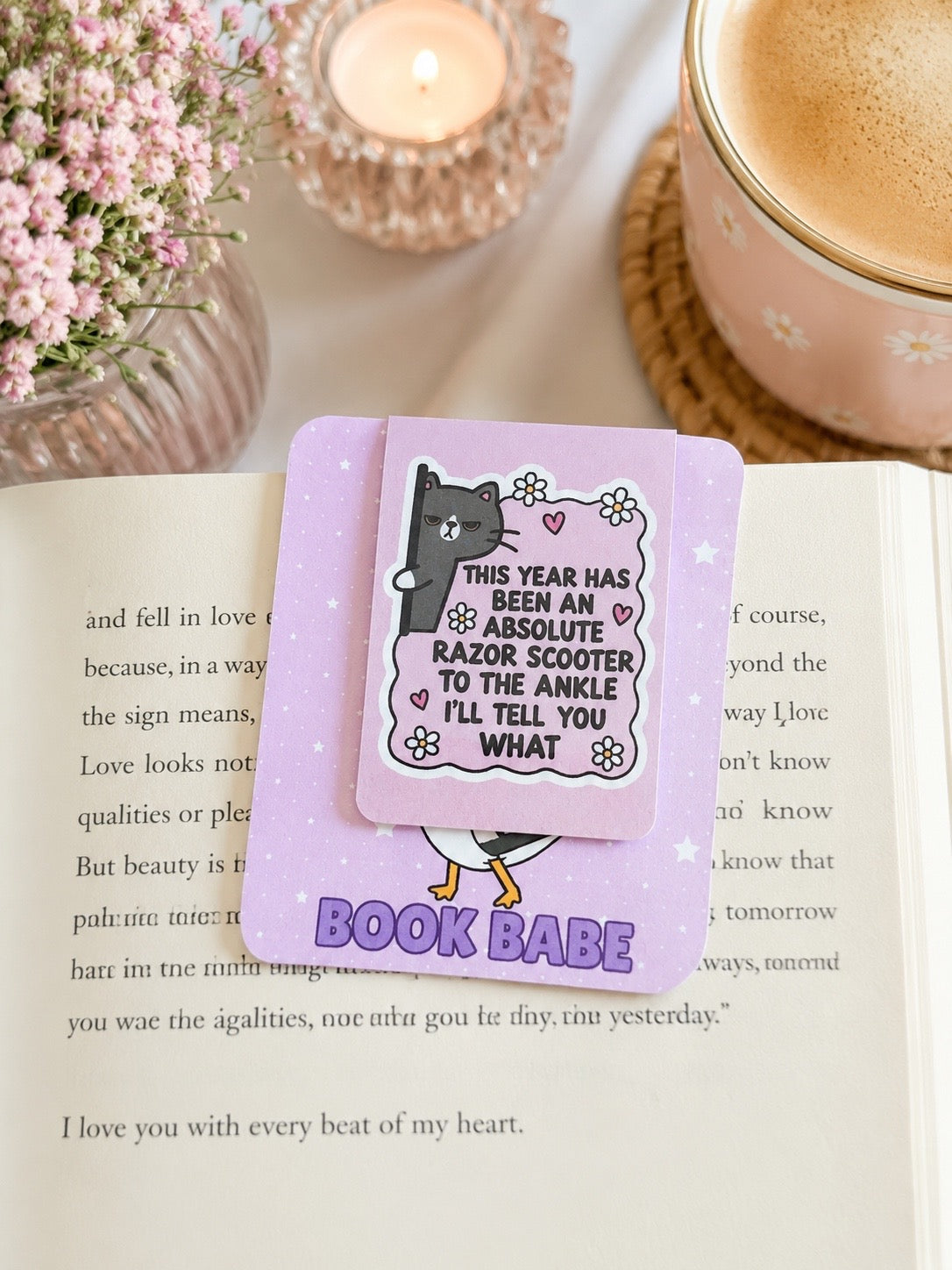 This Year Has Been An Absolute Razor Scooter Magnetic Bookmark 3"