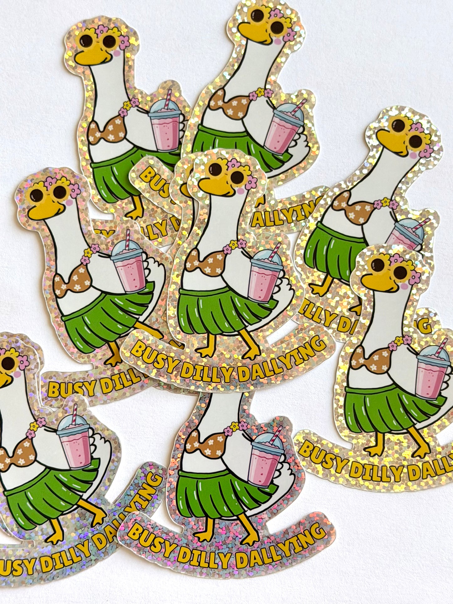 Busy Dilly Dallying Sticker