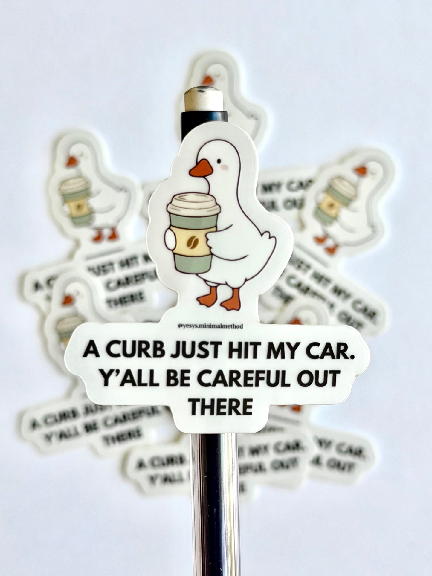 A Curb Just Hit My Car