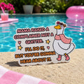 Mama Raised A Complainer Sticker 3" Glossy