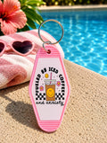 Fuled By Iced Coffee Keychain