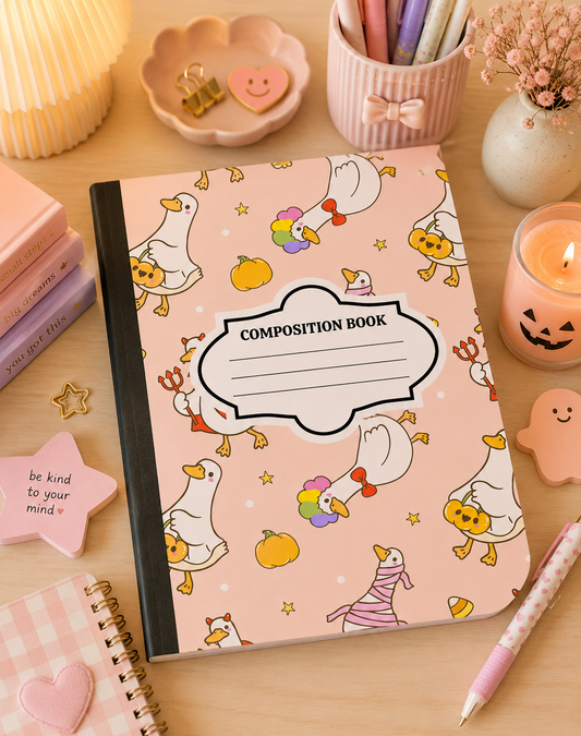 Mr.Goose Composition Book Fun Halloween